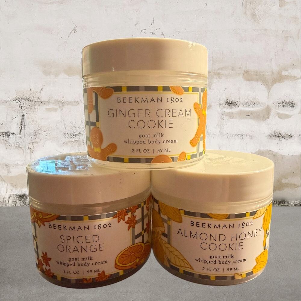 Beekman 1802 Travel Size Goat Milk Whipped Body Cream Bundle NEW